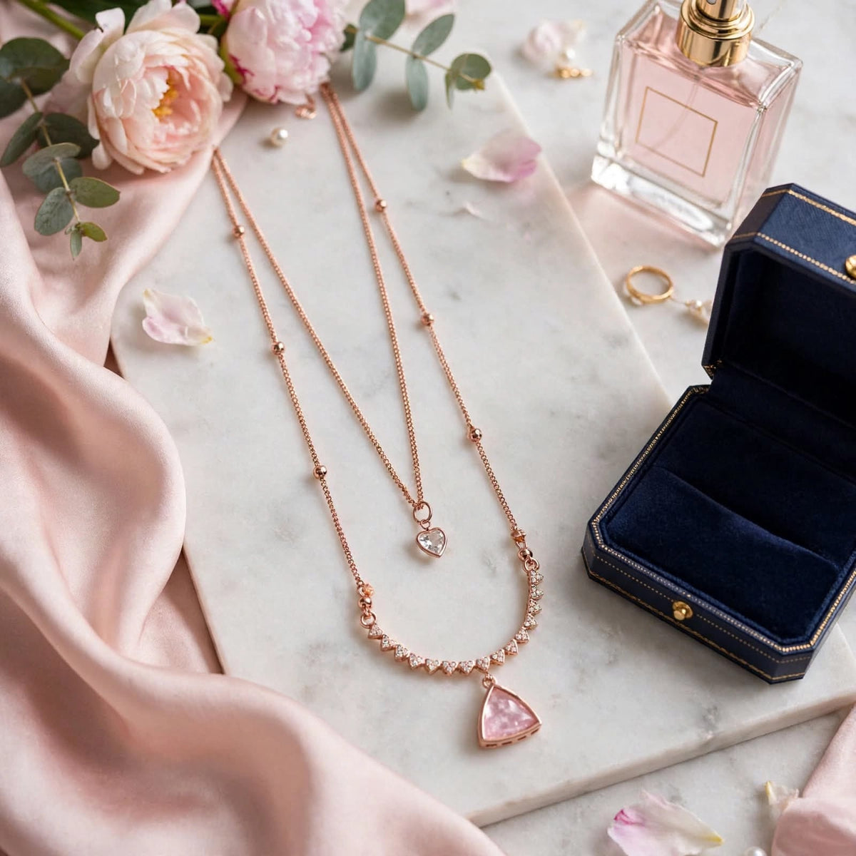 Rose Heart Elegance Necklace