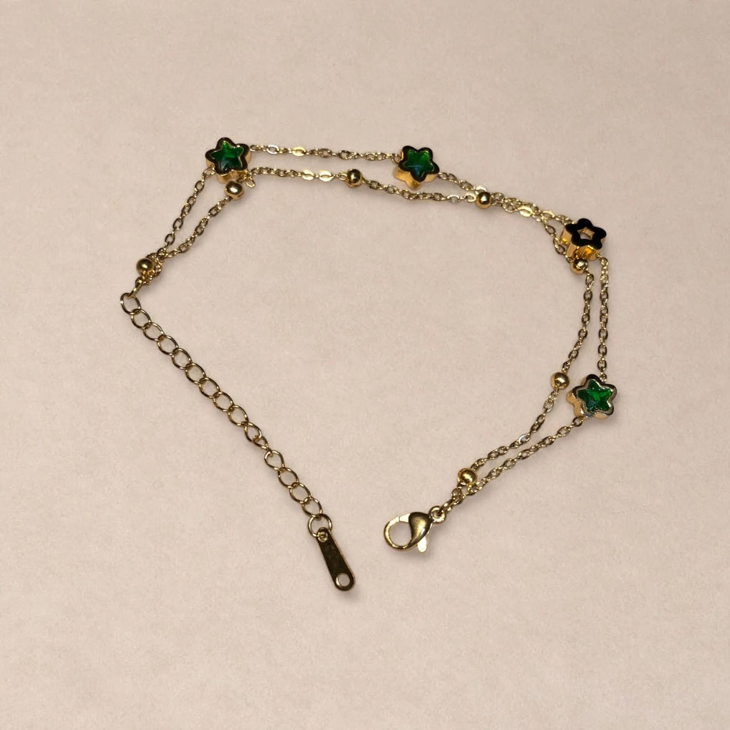Emerald Clover Luxe Bracelet