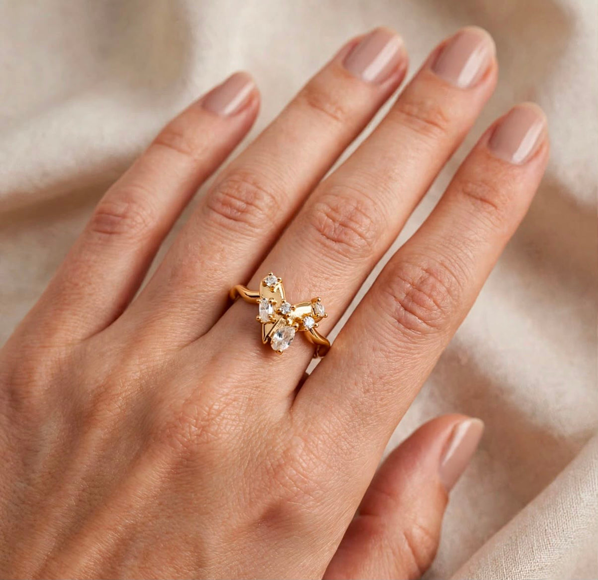 Bloom Crystal Ring