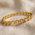 Golden Blossom Garden Bracelet