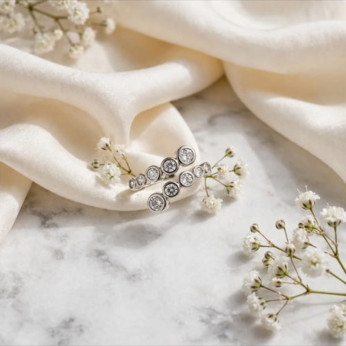 Celestia Crystal Duo Ring